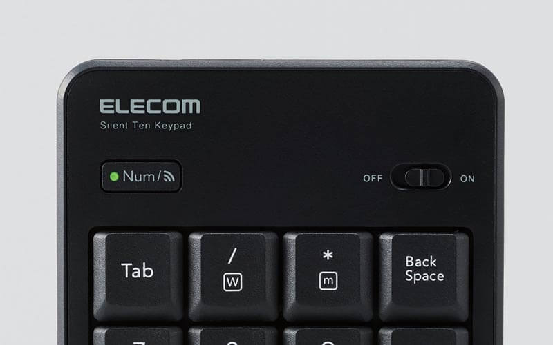 LumLockランプや電源スイッチを装備