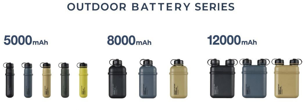 OUTDOOR BATTERY SERIESラインアップ一覧