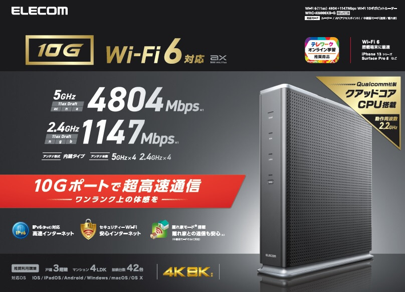 値下げ????ELECOM 超高速モデル ルーター