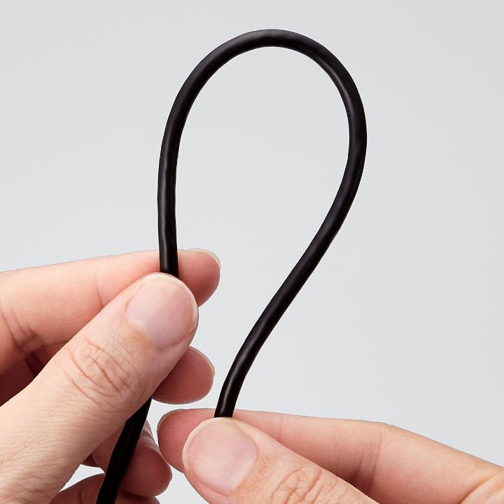 直径3.5mmのやわらかスリムケーブル