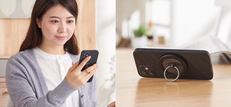 スマホリングは使いたいけどワイヤレス充電も使いたい・・・そんな願いをマグネットで解決！リング着脱式だからつけ外し簡単！MAGKEEPスマホリングなど8種29製品を新発売