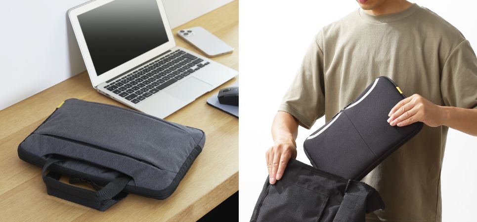 ノートパソコンや小物を整理して収納可能！マウスやケーブルをひとまとめに持ち運びたい方におすすめなパソコンケース2シリーズを新発売
