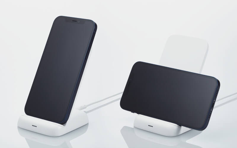 縦置き、横置き、どちらでも最適な充電が可能