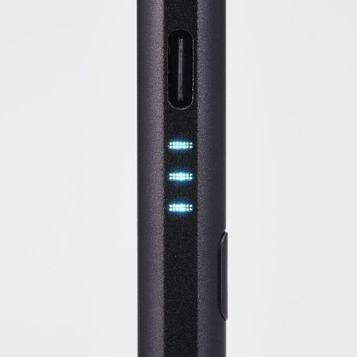 LEDランプがiPadモードは青に光る