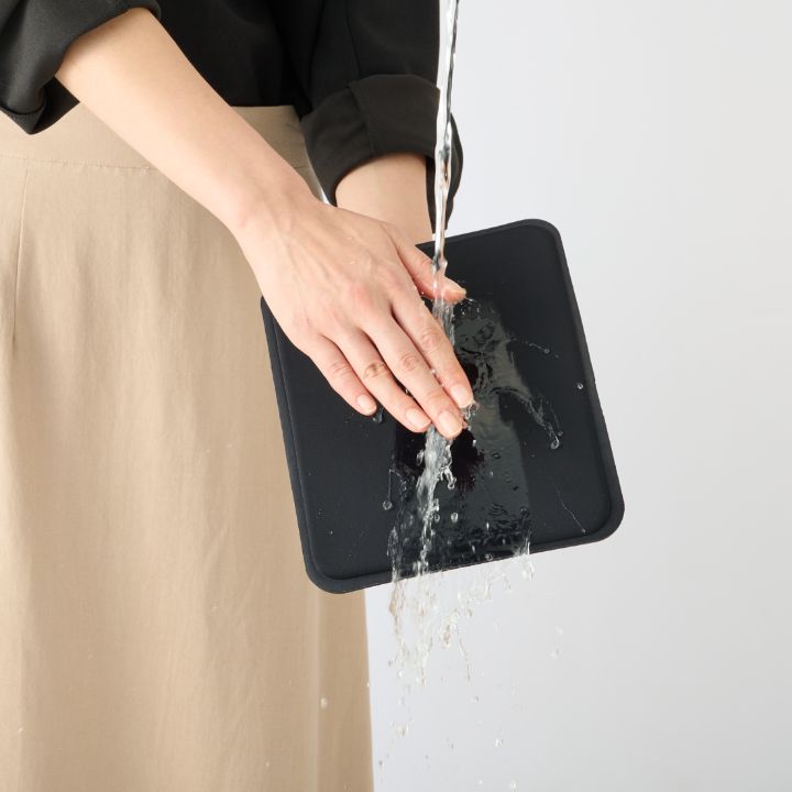 水洗い可能で清潔