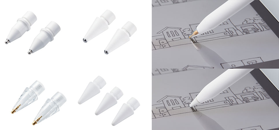 描き心地は選べる！自分好みにカスタマイズができるApple Pencil専用"交換ペン先"新たに4タイプを追加発売