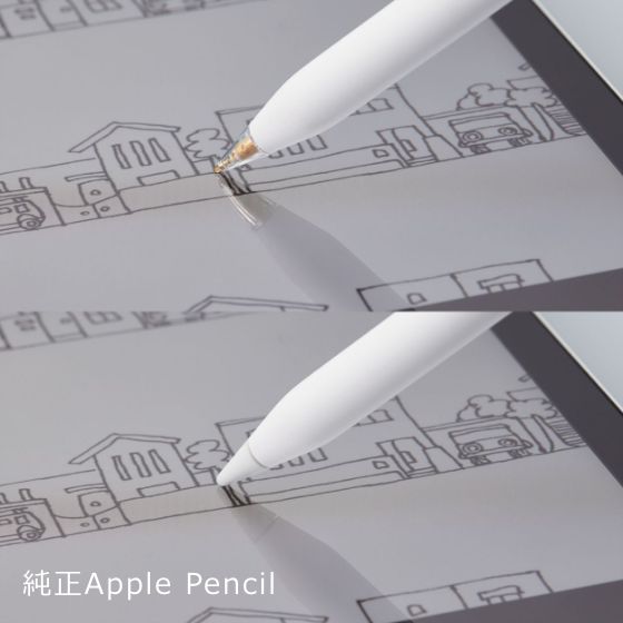 ペン先が細く、透明度が高い樹脂を使用しているので、接地点が見やすく細かい作業に最適