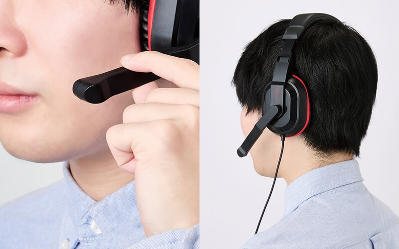 ノイズを低減し、しっかり音声が拾えるマイク