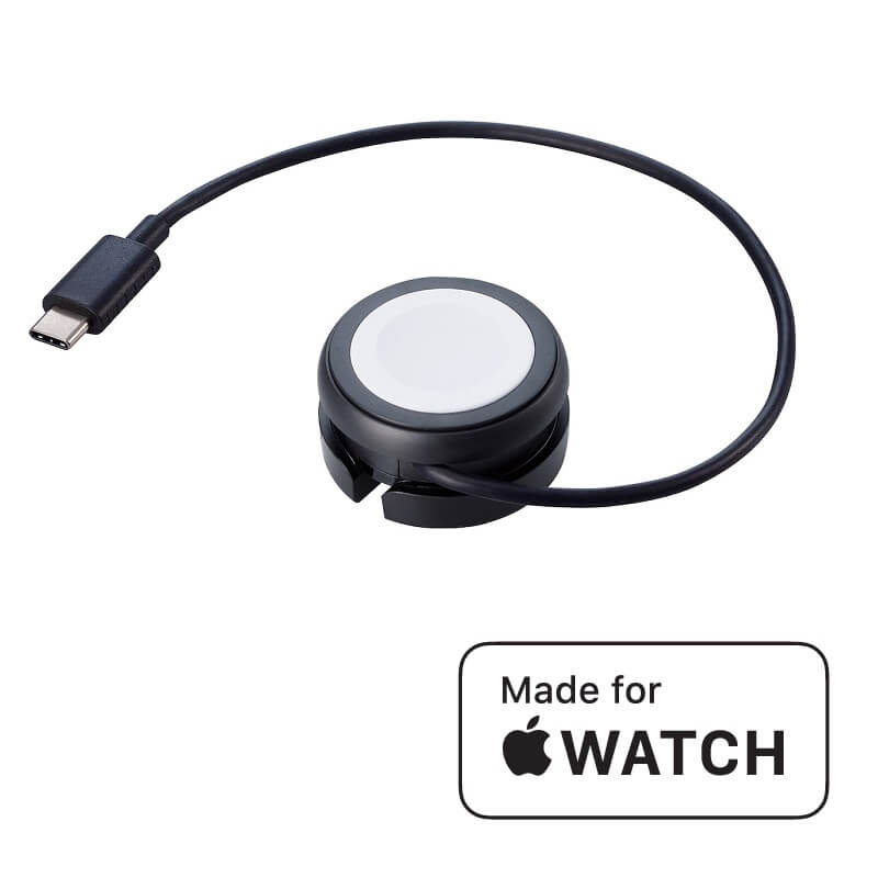ケーブル取り出し時(長さ約23cm)、コネクターはUSB Type-C(USB-C)を採用