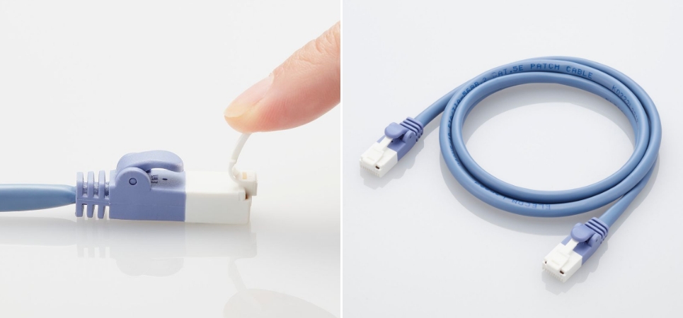 ダブル構造でツメが折れにくい！Cat5e・Cat6・Cat6AのLANケーブル(10本/20本入り)を新発売