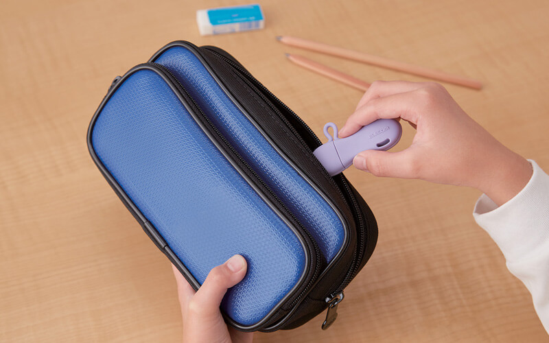 キャップ付きなので、持ち運び時にコネクター内へのゴミの混入を防げる