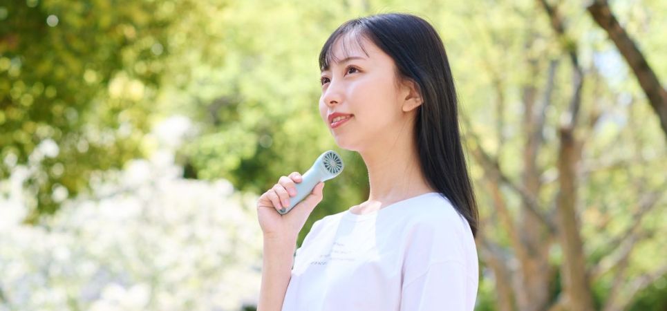 GWのおでかけから普段使いまで！気軽に持ち運べるUSB扇風機で暑さ対策を。わずか87ｇの超コンパクトサイズハンディファンなど、選べる4シリーズを新発売