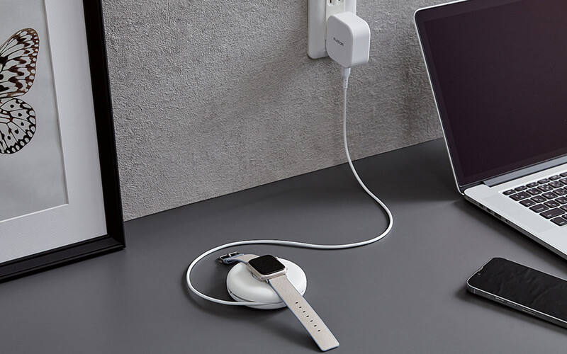 フラットモード時、充電イメージ