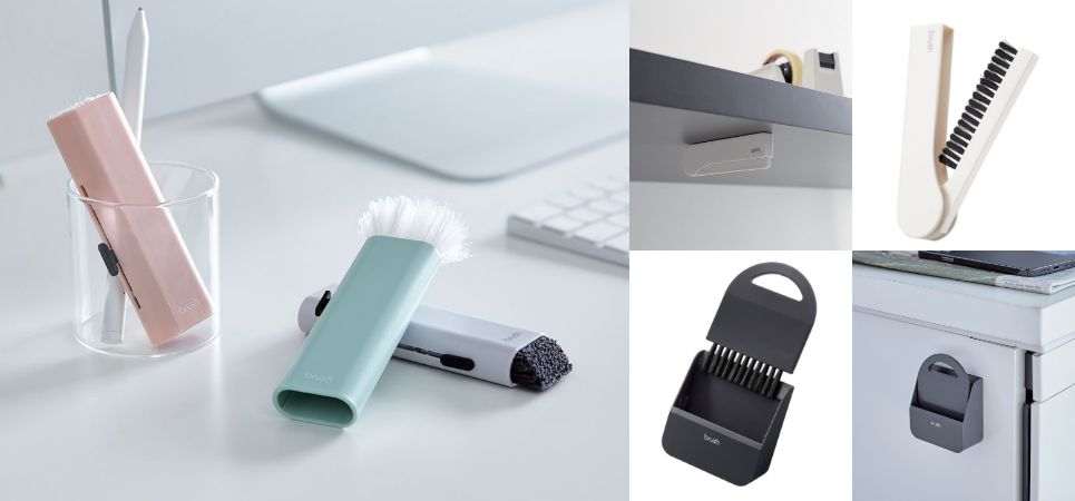 デスク周りに常備して気になる時にさっとお掃除！指紋とホコリを1つでキレイにできる2Wayタイプや、マグネットでピタッとくっつくクリーニングブラシなど全3種を新発売