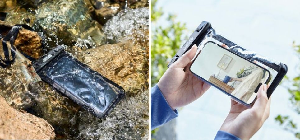 お風呂や海水浴、スノーボードなどのレジャーに！オールシーズン様々な場面でスマートフォンを使用できるスマートフォン用防水ケース、吸盤付きやウォレット付きなど全6モデルを新発売