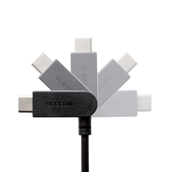 スイングコネクター式USB Type-C(USB-C) to USB Type-C(USB-C)ケーブル