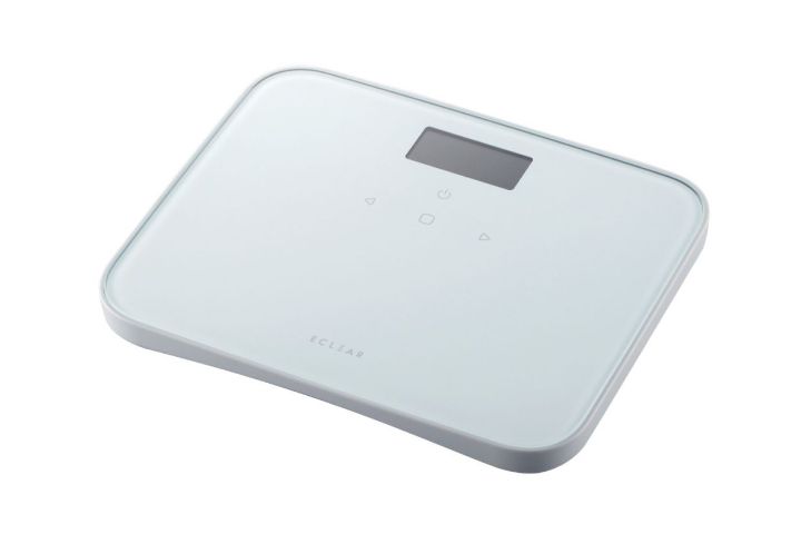 体重、BMI、前回体重差の3項目を測定できる"エクリア体重計"