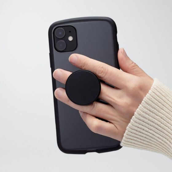 スマートフォンの落下防止やスタンドとして使える、スマートフォン用グリップ