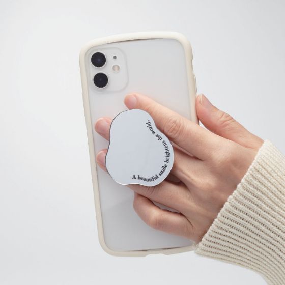 スマートフォンの落下防止やスタンドとして使える、スマートフォン用グリップ