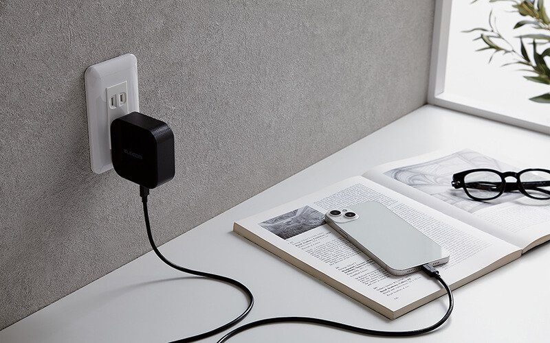 USB Type-C搭載機器の充電などに使用可能
