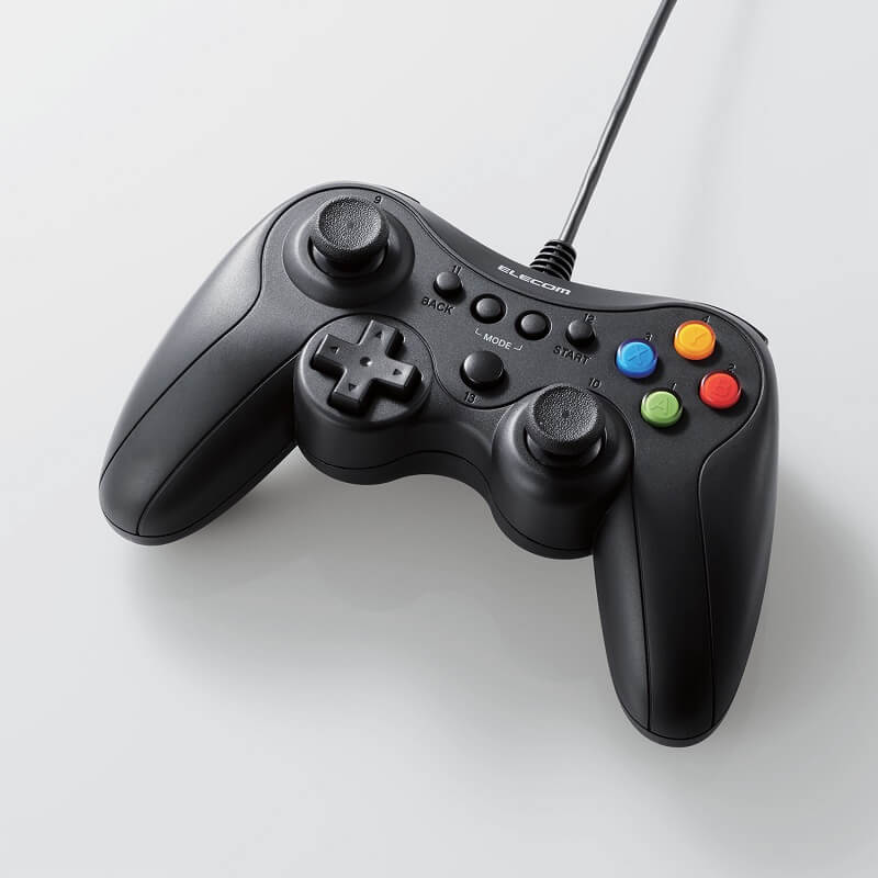 スティック クロス配置(Xbox系)振動機能あり：JC-GP30XVBK