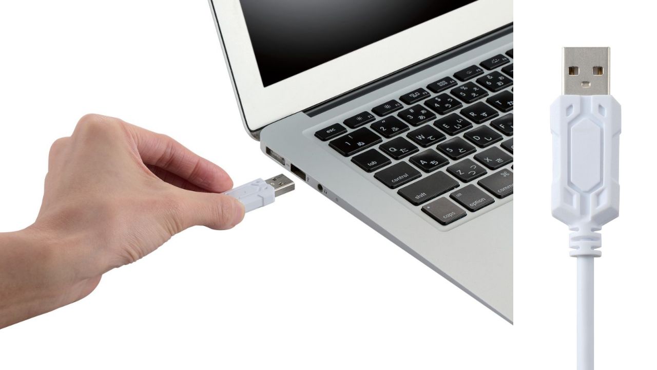パソコンのヘッドホン端子を使わずに使用可能なUSB-Aタイプ