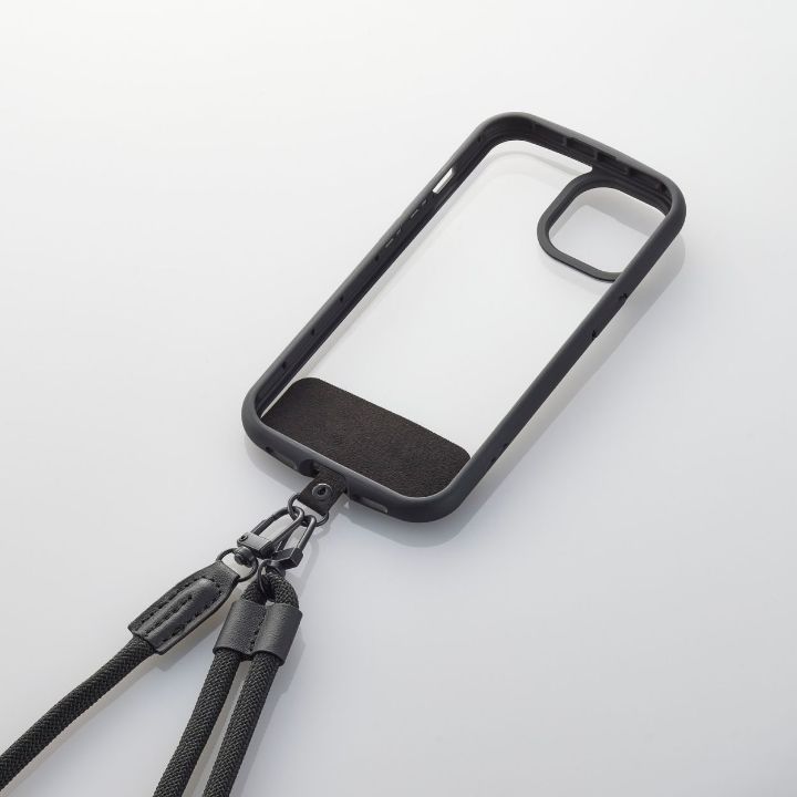 スマートフォンとケースの間に挟むだけ！引っ張りに強い高耐久タイプのストラップホールシート