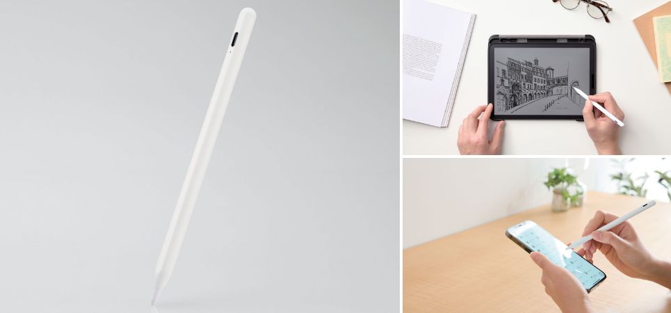 メモやお絵描きにも細部まで描ける！幅広いスマートフォン・タブレットに対応可能なアクティブタッチペンを新発売