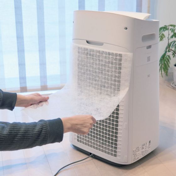お部屋の空気をきれいに循環！空気清浄機用プレフィルター