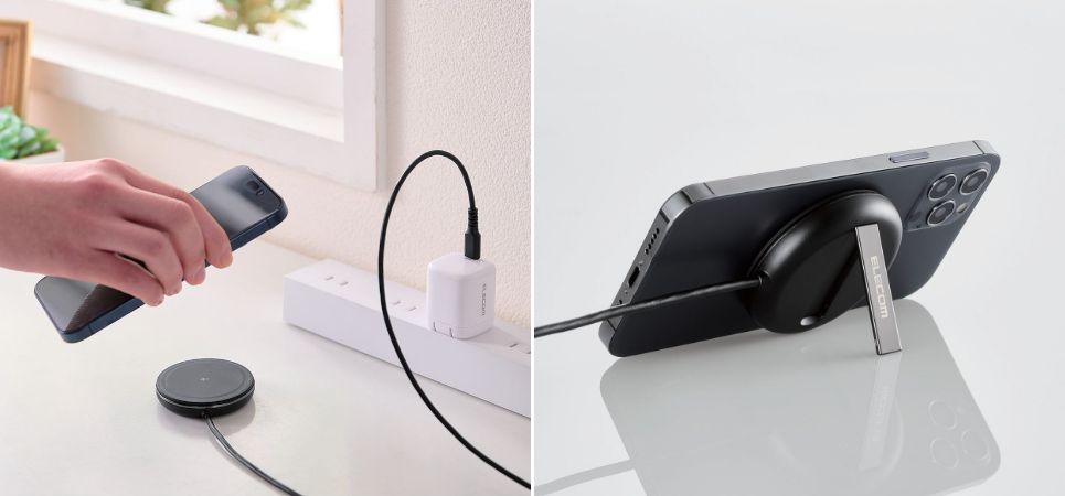 スタンドモードで充電しながら動画視聴ができる！2WayマグネットQi2規格対応ワイヤレス充電器を発売