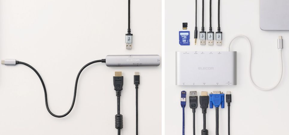 薄型ノートパソコンのポート不足を解消!あらゆるデバイスを一括接続できるタイプとHDMI®+LAN搭載のスリムタイプの2種類のUSB Type-C™(USB-C™)接続ドッキングステーションを新発売