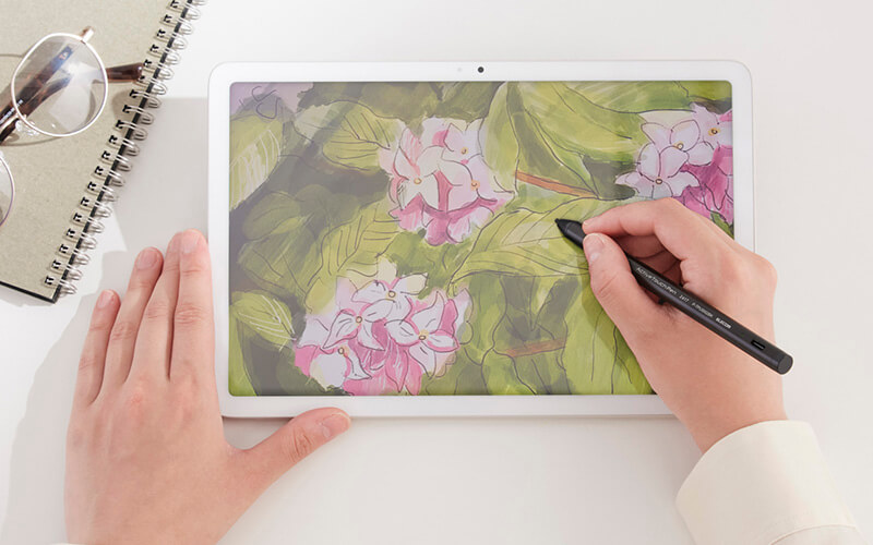筆記具で文字やイラストを描画する感覚で操作可能