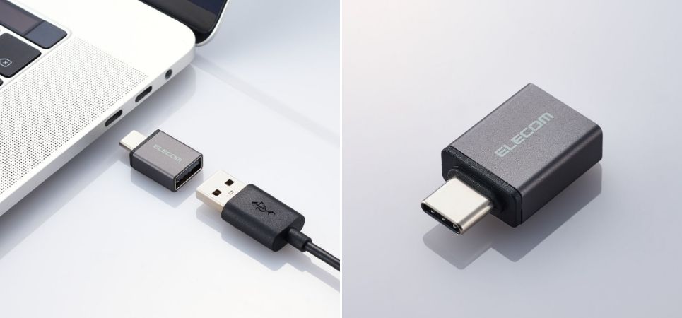 USB-Aプラグ搭載のデバイスが接続できるコンパクトサイズのUSB-C変換アダプターを発売 - ELECOM｜エレコム株式会社