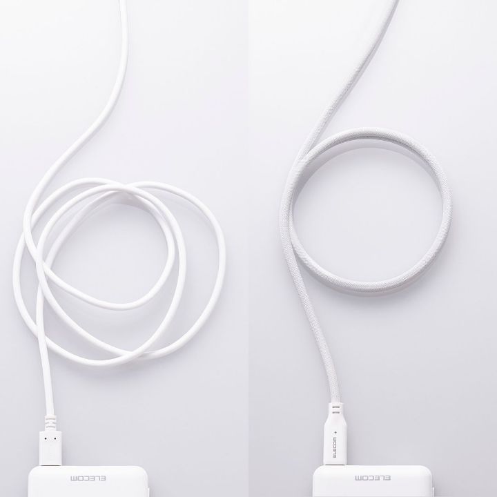 マグネット内蔵のケーブルできれいにまとまる！