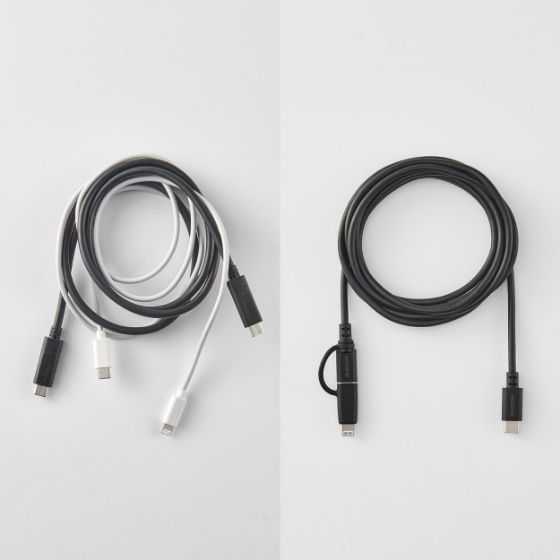 1本2役！Lightning変換アダプター付きのUSB Type-C(USB-C)ケーブル