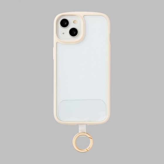 スマートフォンとケースの間に挟むだけ！1口タイプのストラップホールシート
