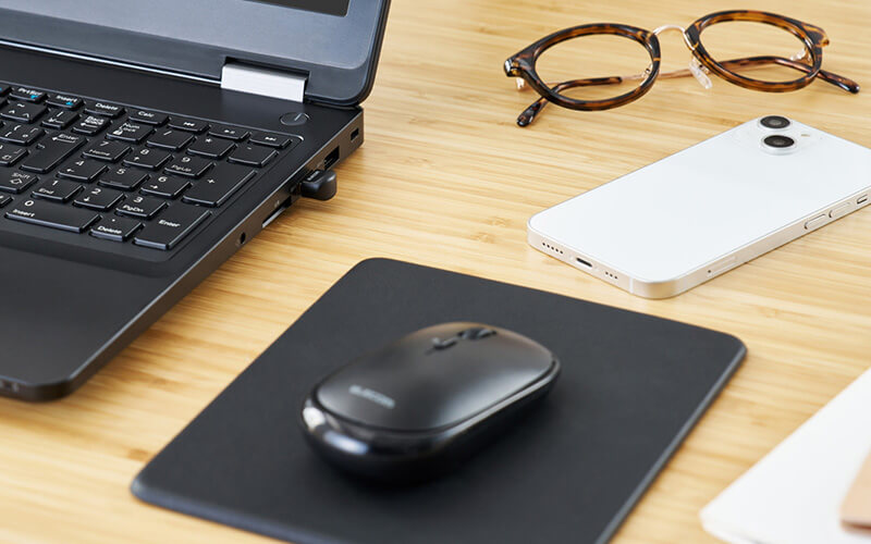 USB-Aポートに挿すだけですぐに使用可能