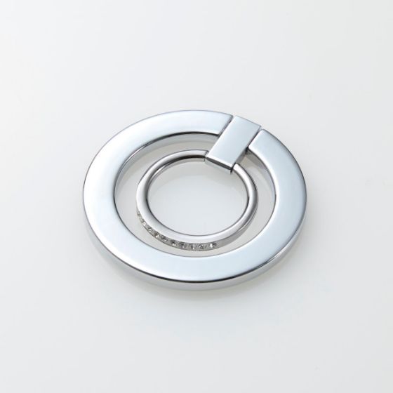 光沢感のある質感で、日々のファッションにも合わせやすい「&me」シリーズのMagSafe対応マグネットスマホリング