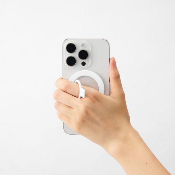 縦横自由自在！動画撮影や動画視聴に便利なMagSafe対応MAGKEEPスマホリング・2Wayタイプ