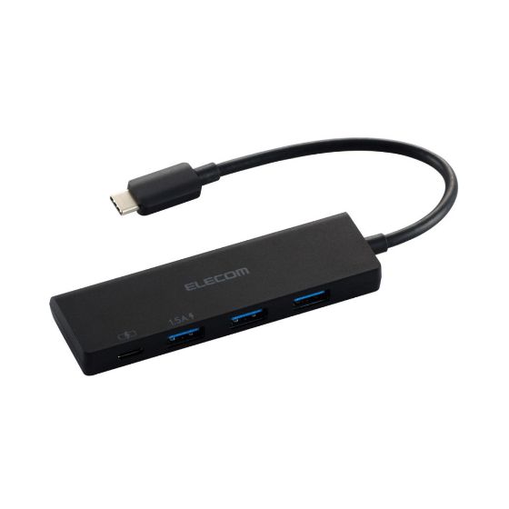 ノートパソコンに給電もできる4ポートUSB-Cコネクターハブ