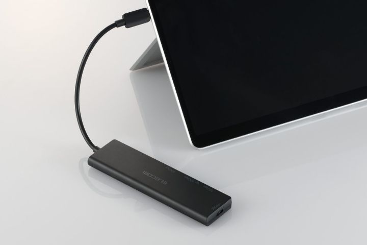 大きなデータも高速転送できる6ポートUSB-Cコネクターハブ