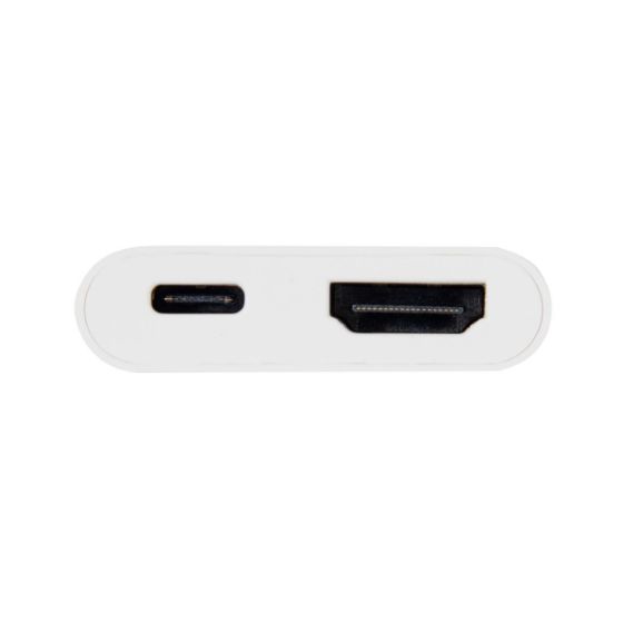 充電しながらスマートフォンやパソコンなどの映像をディスプレイに出力できるUSB Type-C(USB-C) - HDMI変換アダプター