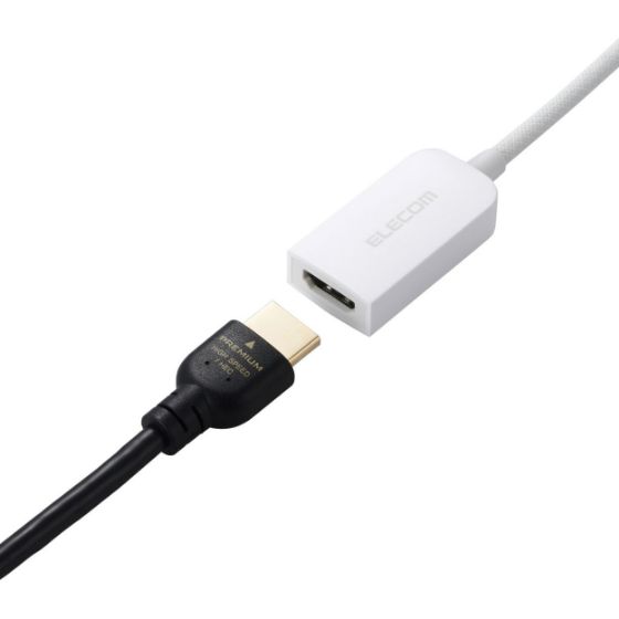スマートフォンやパソコンなどの映像をディスプレイに出力できるUSB Type-C(USB-C) - HDMI変換アダプター