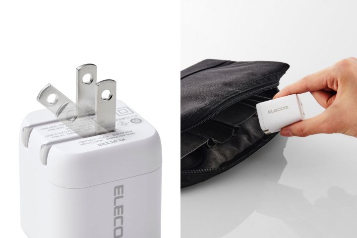 GaNII採用により、高出力ながら軽量でコンパクト！