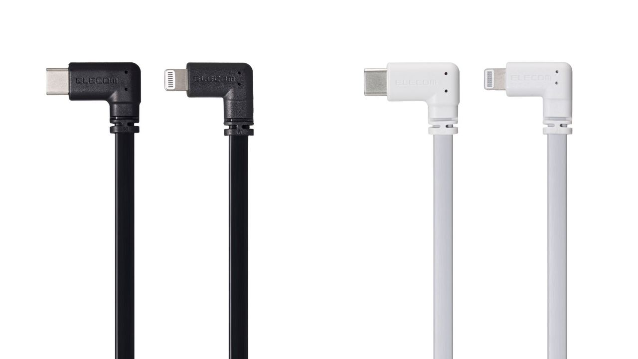 iPhoneの高速充電やデータ転送に対応するUSB-C - Lightningケーブル