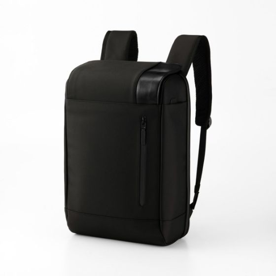 クレジットカードなどのスキミングを防止するRFID保護機能付き！防犯バックパック28L（BM-BPSC01LBK）・20L（BM-BPSC01BK）