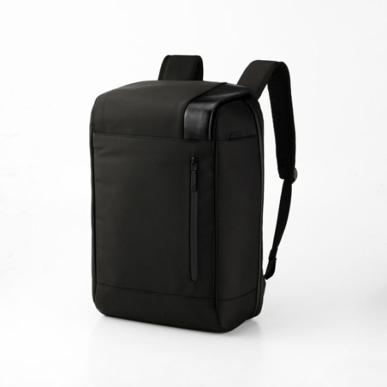 クレジットカードなどのスキミングを防止するRFID保護機能付き！防犯バックパック28L（BM-BPSC01LBK）・20L（BM-BPSC01BK）