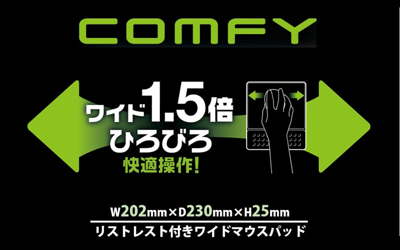 ワイド1.5倍 ひろびろ快適操作
