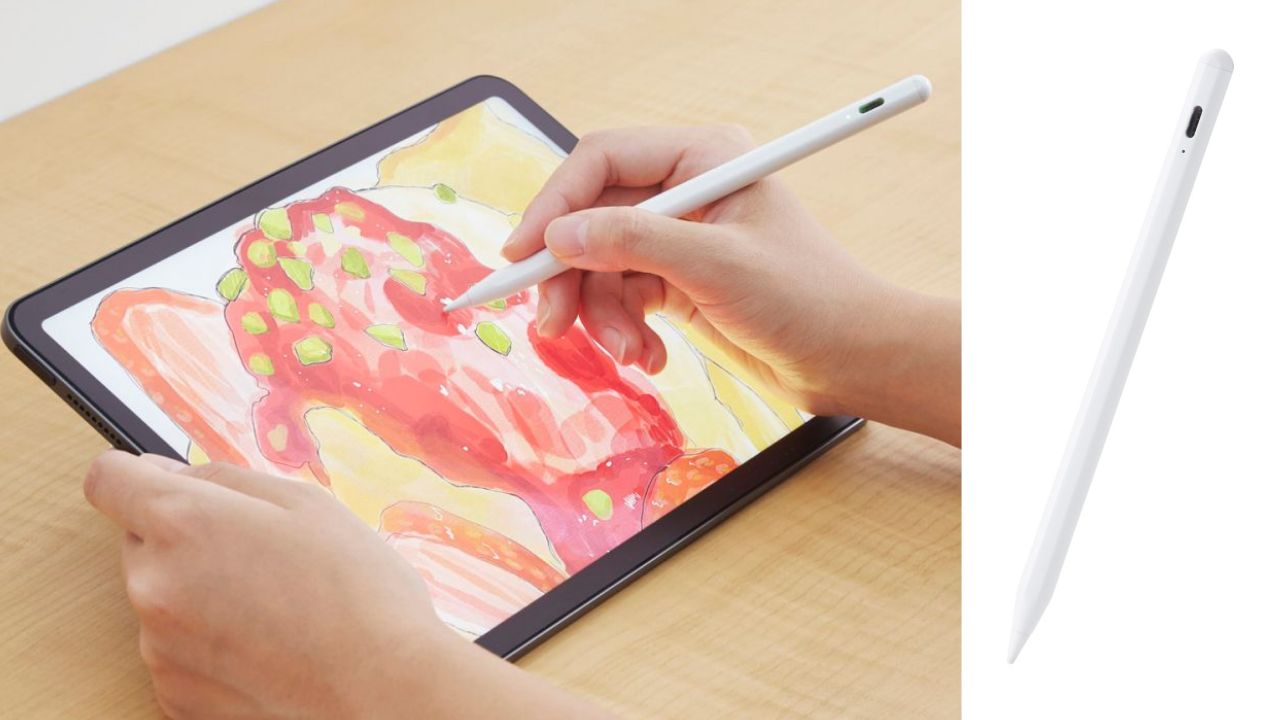 幅広いスマートフォン・タブレットに対応 約30分でフル充電可能なアクティブタッチペン