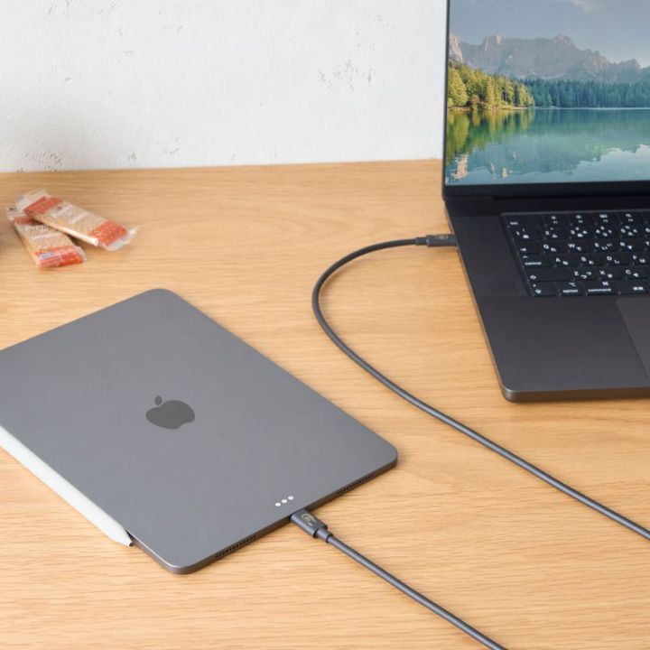 国内初 認証品「給電60W・速度80Gbps」ケーブルも同時発売